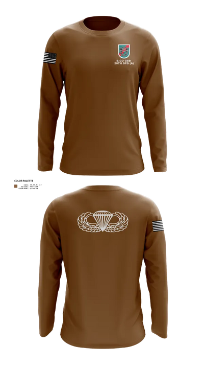 B.CO GSB 20th SFG(A) 63112817 Long Sleeve Performance Shirt 101