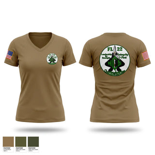Womens Short Sleeve Vneck Shirt, Choctaw Air Force jortc, Air Force, Teamtime, Team time, sublimation, custom sports apparel, team uniforms, spirit wear, spiritwear, sports uniforms, custom shirts, team store, custom team store, fundraiser sports, apparel fundraiser