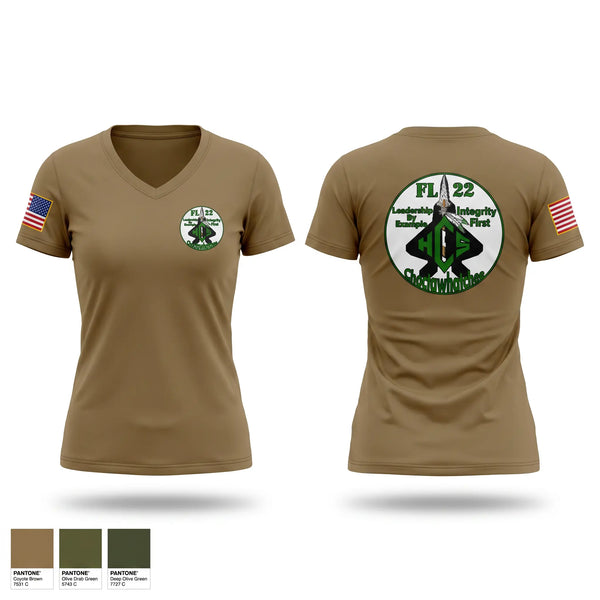 Womens Short Sleeve Vneck Shirt, Choctaw Air Force jortc, Air Force, Teamtime, Team time, sublimation, custom sports apparel, team uniforms, spirit wear, spiritwear, sports uniforms, custom shirts, team store, custom team store, fundraiser sports, apparel fundraiser