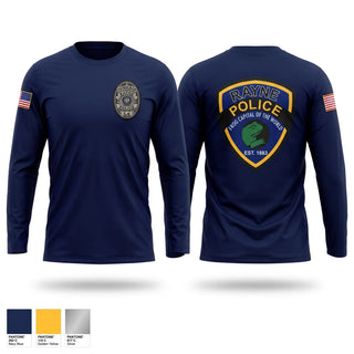 Long Sleeve Performance Shirt, Rayne Police Department, Police, Teamtime, Team time, sublimation, custom sports apparel, team uniforms, spirit wear, spiritwear, sports uniforms, custom shirts, team store, custom team store, fundraiser sports, apparel fundraiser