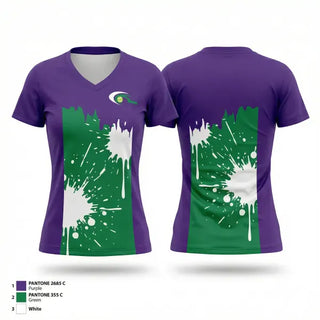 Womens Short Sleeve Vneck Shirt, Los-Angeles Tennis League, Tennis, Teamtime, Team time, sublimation, custom sports apparel, team uniforms, spirit wear, spiritwear, sports uniforms, custom shirts, team store, custom team store, fundraiser sports, apparel fundraiser