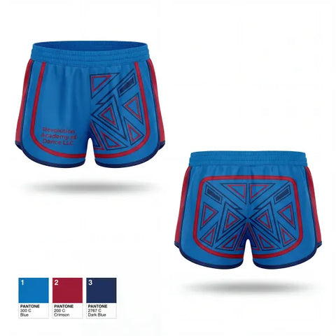 Womens Shorts, Revolution Academy of Dance LLC, , Teamtime, Team time, sublimation, custom sports apparel, team uniforms, spirit wear, spiritwear, sports uniforms, custom shirts, team store, custom team store, fundraiser sports, apparel fundraiser