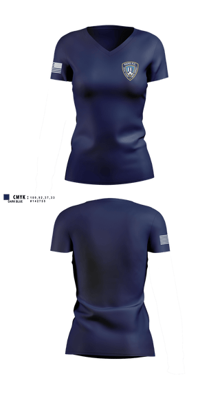 Womens Short Sleeve Vneck Shirt, Port authority Police Department, Police, Teamtime, Team time, sublimation, custom sports apparel, team uniforms, spirit wear, spiritwear, sports uniforms, custom shirts, team store, custom team store, fundraiser sports, apparel fundraiser