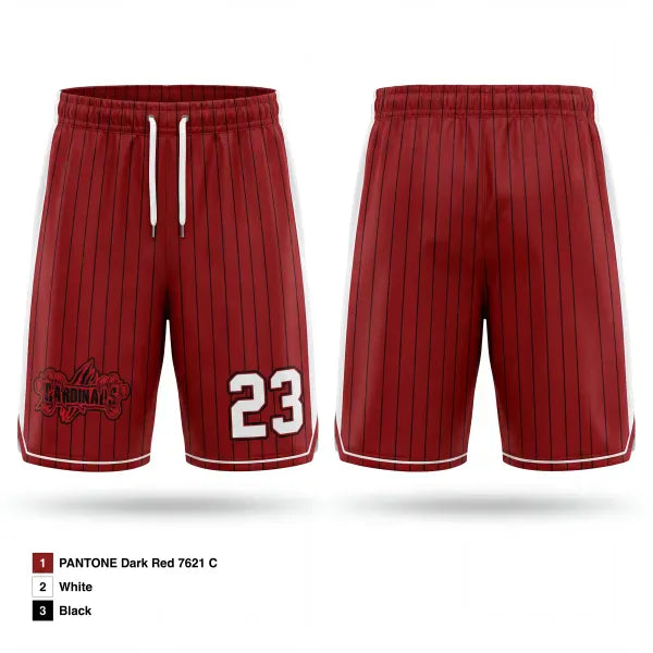 Athletic Shorts With Pockets, Raging Cardinals, Softball, Teamtime, Team time, sublimation, custom sports apparel, team uniforms, spirit wear, spiritwear, sports uniforms, custom shirts, team store, custom team store, fundraiser sports, apparel fundraiser