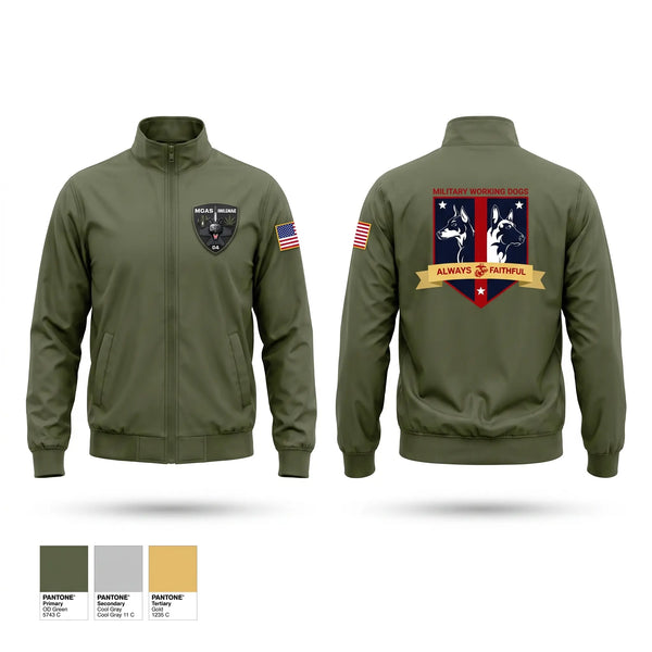 Windbreaker, MCAS Miramar Military Working Dog Section, Marines, Teamtime, Team time, sublimation, custom sports apparel, team uniforms, spirit wear, spiritwear, sports uniforms, custom shirts, team store, custom team store, fundraiser sports, apparel fundraiser