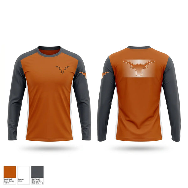 Long Sleeve Performance Shirt, Los Gatos Longhorns, , Teamtime, Team time, sublimation, custom sports apparel, team uniforms, spirit wear, spiritwear, sports uniforms, custom shirts, team store, custom team store, fundraiser sports, apparel fundraiser