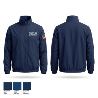 Windbreaker, Philippi Fire Department, Fire Department, Teamtime, Team time, sublimation, custom sports apparel, team uniforms, spirit wear, spiritwear, sports uniforms, custom shirts, team store, custom team store, fundraiser sports, apparel fundraiser