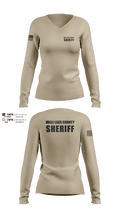 Mille Lacs County Sheriff Women's Long Sleeve V-neck Shirt - 3