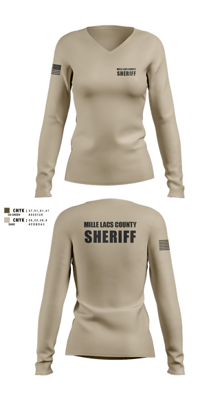 Womens Long Sleeve Vneck Shirt, , Police, Teamtime, Team time, sublimation, custom sports apparel, team uniforms, spirit wear, spiritwear, sports uniforms, custom shirts, team store, custom team store, fundraiser sports, apparel fundraiser