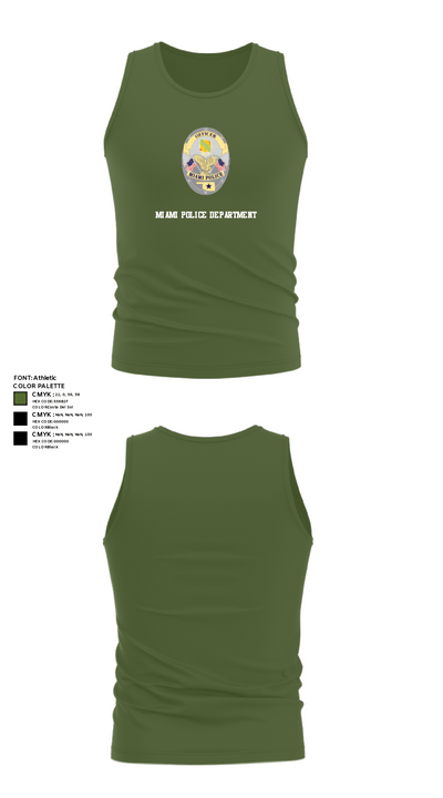 Miami Police Department 88232990 Tank Top - 56