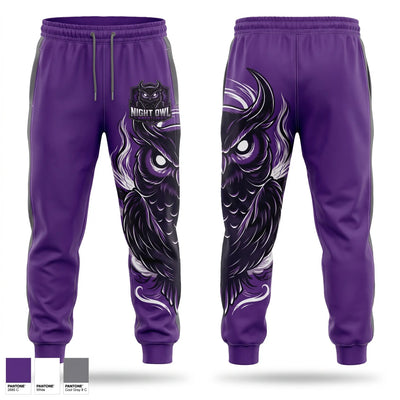 NIGHT OWL WRESTLING Sweatpants - 1
