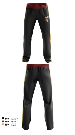 Sweatpants, Minnesota State Academy for the Deaf Trojans, Cheer, Teamtime, Team time, sublimation, custom sports apparel, team uniforms, spirit wear, spiritwear, sports uniforms, custom shirts, team store, custom team store, fundraiser sports, apparel fundraiser