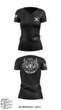 FMS 27 56300622 Women's Short Sleeve V-neck Shirt - 3