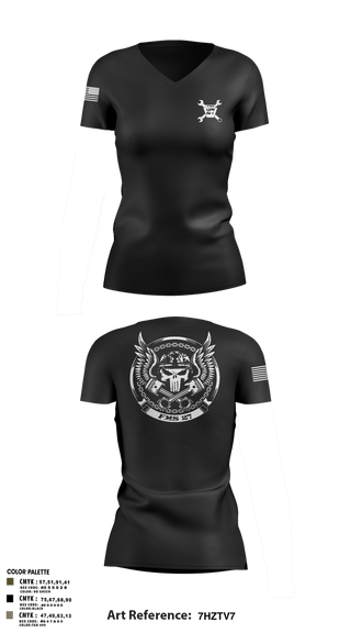 Womens Short Sleeve Vneck Shirt, FMS 27, , Teamtime, Team time, sublimation, custom sports apparel, team uniforms, spirit wear, spiritwear, sports uniforms, custom shirts, team store, custom team store, fundraiser sports, apparel fundraiser