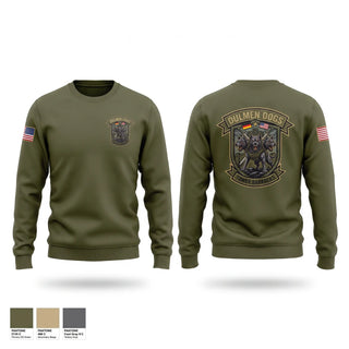 Crew Neck Sweatshirt, Dulmen DES, Army, Teamtime, Team time, sublimation, custom sports apparel, team uniforms, spirit wear, spiritwear, sports uniforms, custom shirts, team store, custom team store, fundraiser sports, apparel fundraiser