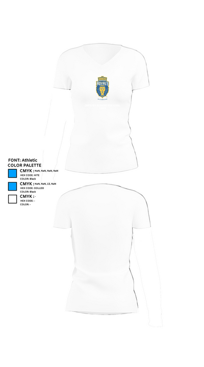Cristo Rey Richmond High School Cheer 38759734 Women's Short Sleeve V-neck Shirt - 18