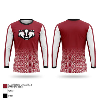 Long Sleeve Performance Shirt, Beebe Badgers, Softball, Teamtime, Team time, sublimation, custom sports apparel, team uniforms, spirit wear, spiritwear, sports uniforms, custom shirts, team store, custom team store, fundraiser sports, apparel fundraiser