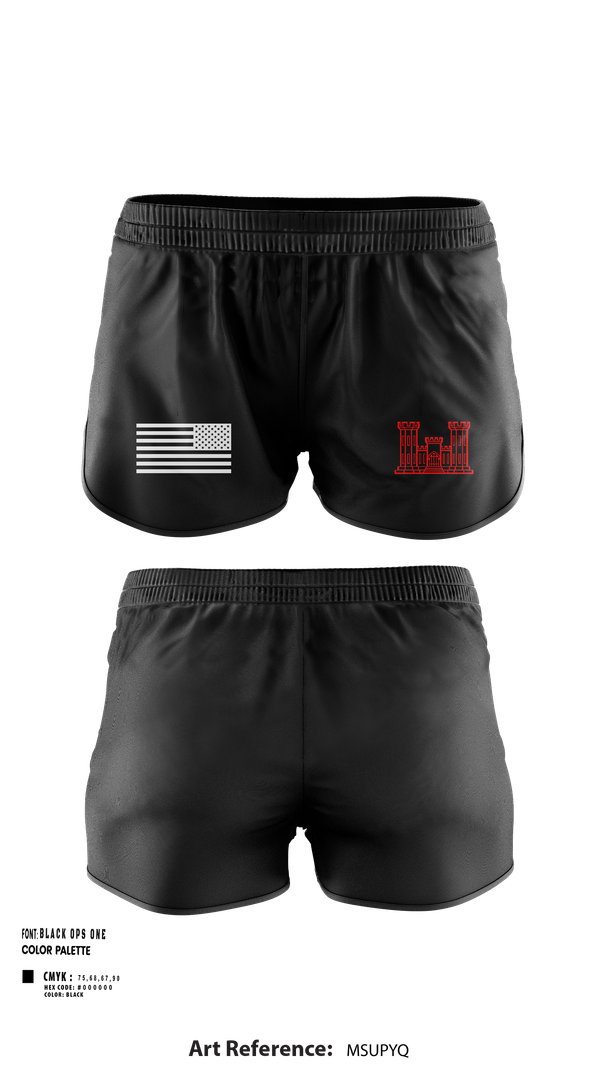 Ranger Panties, 351st EUD, , Teamtime, Team time, sublimation, custom sports apparel, team uniforms, spirit wear, spiritwear, sports uniforms, custom shirts, team store, custom team store, fundraiser sports, apparel fundraiser