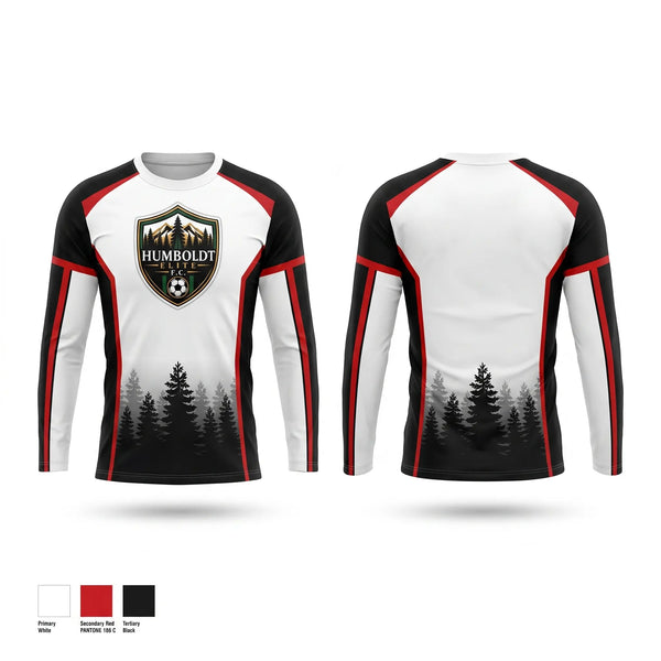 Long Sleeve Performance Shirt, Humboldt Elite F.C, Men's Soccer, Teamtime, Team time, sublimation, custom sports apparel, team uniforms, spirit wear, spiritwear, sports uniforms, custom shirts, team store, custom team store, fundraiser sports, apparel fundraiser