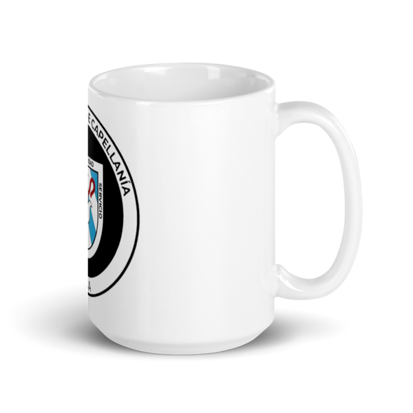Fraternidad de Capellania de Cuba 97122622 White Glossy Mug - Medium