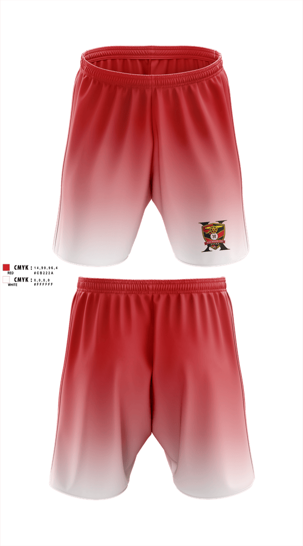Athletic Shorts With Pockets, Region 1398 Arsenal, Men's Soccer, Teamtime, Team time, sublimation, custom sports apparel, team uniforms, spirit wear, spiritwear, sports uniforms, custom shirts, team store, custom team store, fundraiser sports, apparel fundraiser