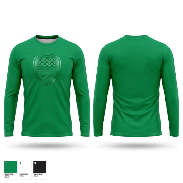 Long Sleeve Performance Shirt, Mint hill fc, Men's Soccer, Teamtime, Team time, sublimation, custom sports apparel, team uniforms, spirit wear, spiritwear, sports uniforms, custom shirts, team store, custom team store, fundraiser sports, apparel fundraiser
