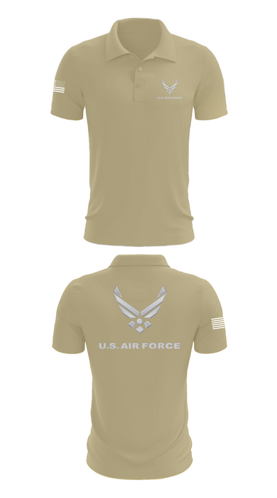USAF Volunteer 95429734 Short Sleeve Performance Polo - 87