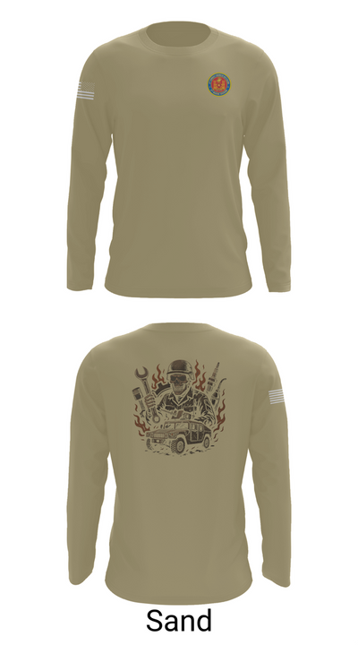 4th Combat Engineer Battalion A Co 69911625 Long Sleeve Performance Shirt 86