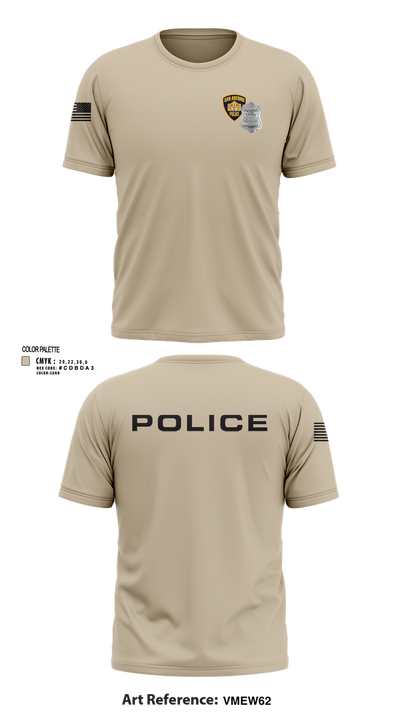 San Antonio Police Department 73330660 Short Sleeve Performance Shirt - 102