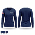 Crisis Negotiation Team Women's Long Sleeve V-neck Shirt - 1
