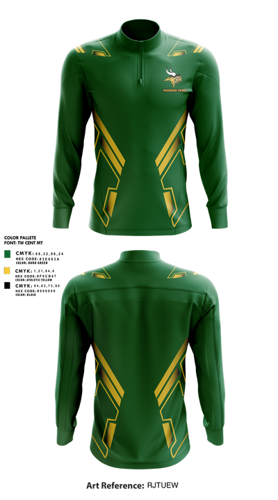 Woodbridge Vikings 2054011 Quarter Zip Jacket - 1
