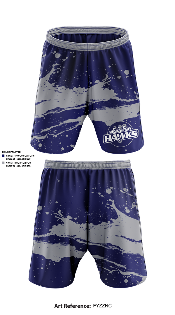 Athletic Shorts With Pockets, Hawks, , Teamtime, Team time, sublimation, custom sports apparel, team uniforms, spirit wear, spiritwear, sports uniforms, custom shirts, team store, custom team store, fundraiser sports, apparel fundraiser