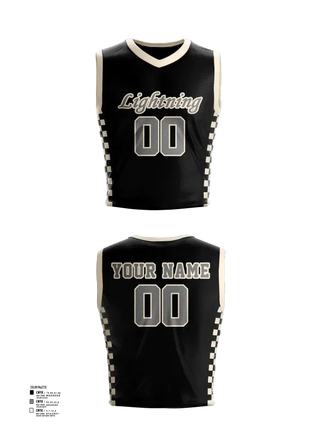 Mens Basketball Jersey, Lightning, Men's Basketball, Teamtime, Team time, sublimation, custom sports apparel, team uniforms, spirit wear, spiritwear, sports uniforms, custom shirts, team store, custom team store, fundraiser sports, apparel fundraiser