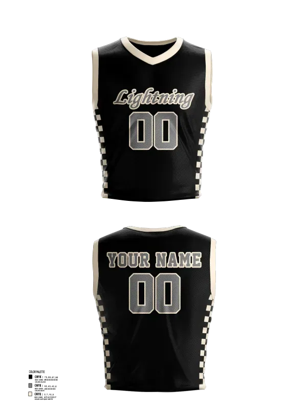 Mens Basketball Jersey, Lightning, Men's Basketball, Teamtime, Team time, sublimation, custom sports apparel, team uniforms, spirit wear, spiritwear, sports uniforms, custom shirts, team store, custom team store, fundraiser sports, apparel fundraiser