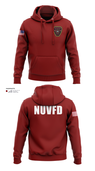 Hoodie, North Union TWP VFD, Fire Department, Teamtime, Team time, sublimation, custom sports apparel, team uniforms, spirit wear, spiritwear, sports uniforms, custom shirts, team store, custom team store, fundraiser sports, apparel fundraiser