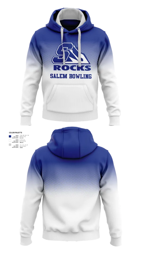 Hoodie, Salem High School Bowling, Bowling, Teamtime, Team time, sublimation, custom sports apparel, team uniforms, spirit wear, spiritwear, sports uniforms, custom shirts, team store, custom team store, fundraiser sports, apparel fundraiser