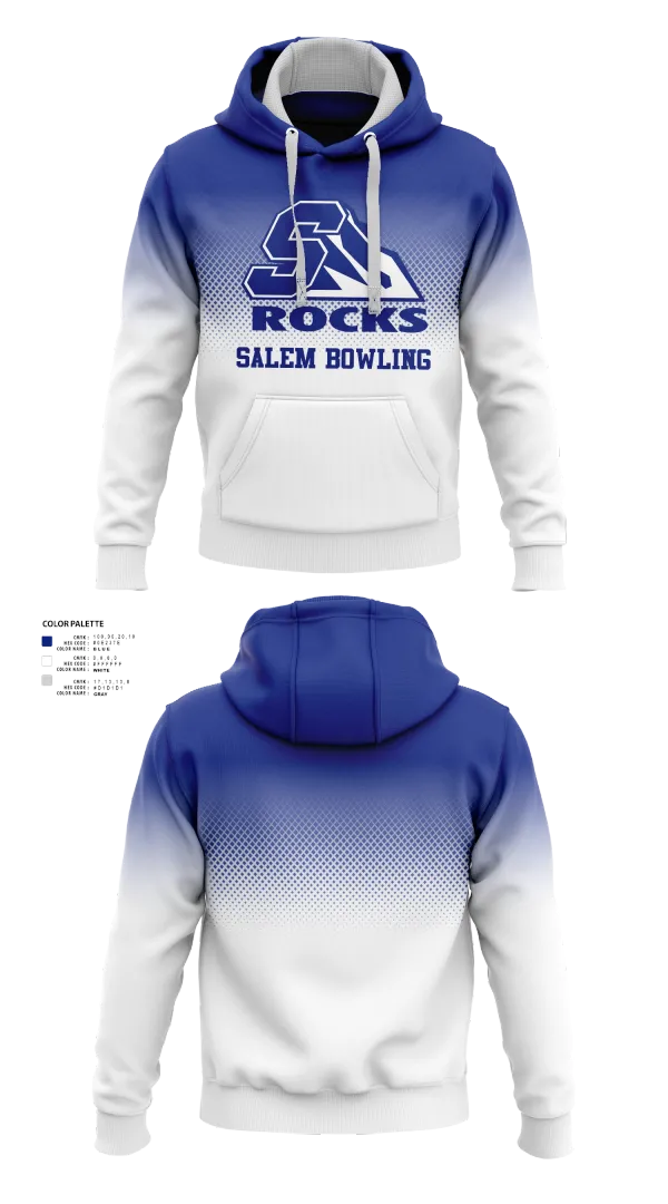 Hoodie, Salem High School Bowling, Bowling, Teamtime, Team time, sublimation, custom sports apparel, team uniforms, spirit wear, spiritwear, sports uniforms, custom shirts, team store, custom team store, fundraiser sports, apparel fundraiser