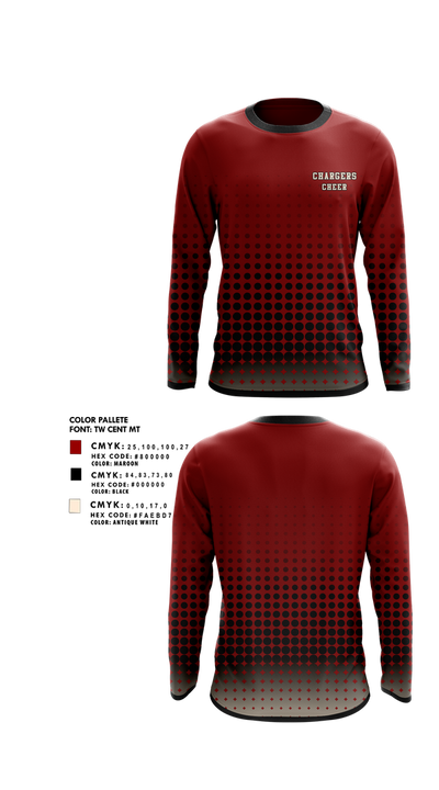 Chargers 40396337 Long Sleeve Performance Shirt 1