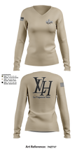 La Vagancia Hats 29971580 Women's Long Sleeve V-neck Shirt - 2