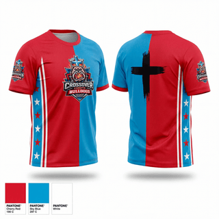Football Jersey, Crossover Hoops Bulldogs, Men's Basketball, Teamtime, Team time, sublimation, custom sports apparel, team uniforms, spirit wear, spiritwear, sports uniforms, custom shirts, team store, custom team store, fundraiser sports, apparel fundraiser
