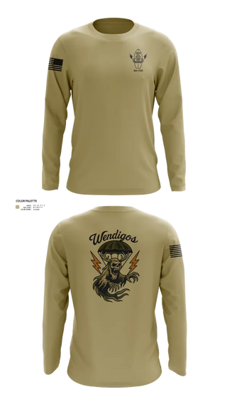 Long Sleeve Performance Shirt, 301, Army, Teamtime, Team time, sublimation, custom sports apparel, team uniforms, spirit wear, spiritwear, sports uniforms, custom shirts, team store, custom team store, fundraiser sports, apparel fundraiser