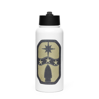 1487th Transportation Company 77712800 Stainless Steel Water Bottle with a Straw Lid