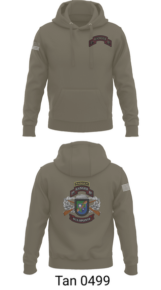 Hoodie, 1/75 Ranger Battalion, Army, Teamtime, Team time, sublimation, custom sports apparel, team uniforms, spirit wear, spiritwear, sports uniforms, custom shirts, team store, custom team store, fundraiser sports, apparel fundraiser