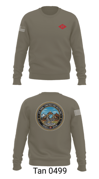 Crew Neck Sweatshirt, NCB 27, Marines, Teamtime, Team time, sublimation, custom sports apparel, team uniforms, spirit wear, spiritwear, sports uniforms, custom shirts, team store, custom team store, fundraiser sports, apparel fundraiser
