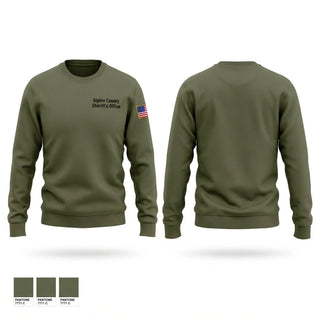 Crew Neck Sweatshirt, Alpine County Sheriff’s Office, Police, Teamtime, Team time, sublimation, custom sports apparel, team uniforms, spirit wear, spiritwear, sports uniforms, custom shirts, team store, custom team store, fundraiser sports, apparel fundraiser