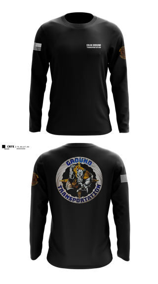 Long Sleeve Performance Shirt, 96 LRS Ground Transportation, Air Force, Teamtime, Team time, sublimation, custom sports apparel, team uniforms, spirit wear, spiritwear, sports uniforms, custom shirts, team store, custom team store, fundraiser sports, apparel fundraiser