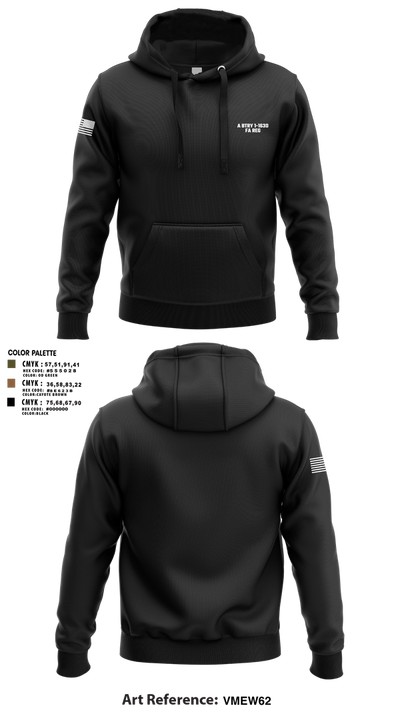A BTRY 1-163D FA Reg 50980538 Hoodie - 3