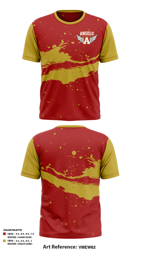 Old School Cotton Feel Shirt, Angels, , Teamtime, Team time, sublimation, custom sports apparel, team uniforms, spirit wear, spiritwear, sports uniforms, custom shirts, team store, custom team store, fundraiser sports, apparel fundraiser
