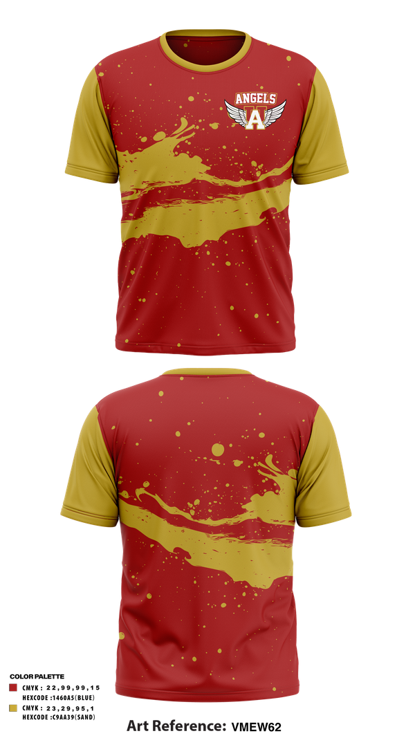 Old School Cotton Feel Shirt, Angels, , Teamtime, Team time, sublimation, custom sports apparel, team uniforms, spirit wear, spiritwear, sports uniforms, custom shirts, team store, custom team store, fundraiser sports, apparel fundraiser