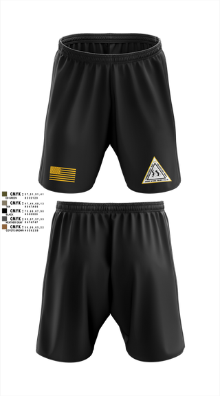 Athletic Shorts With Pockets, 100th Training Division, Army, Teamtime, Team time, sublimation, custom sports apparel, team uniforms, spirit wear, spiritwear, sports uniforms, custom shirts, team store, custom team store, fundraiser sports, apparel fundraiser